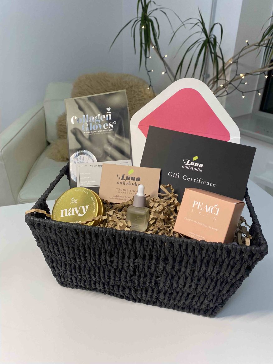 Luxury Winter Manicure basket